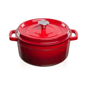Ketaus puodas, raudonas, 4,7 l