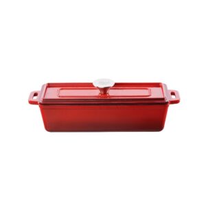 Kepimo indas su dangčiu, raudonas, 1,7 l