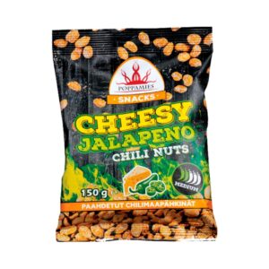 Žemės riešutai su sūriu ir Jalapeno pipirais
