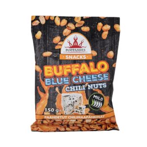 Buffalo sparnelių ir mėlynojo pelėsio sūrio skonio riešutai