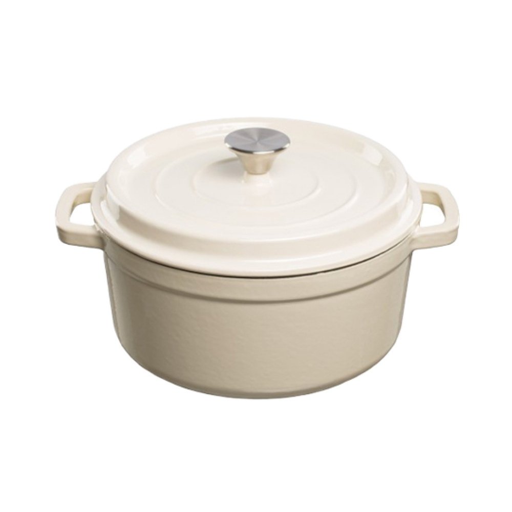 Ketaus puodas, baltas 3,5 l