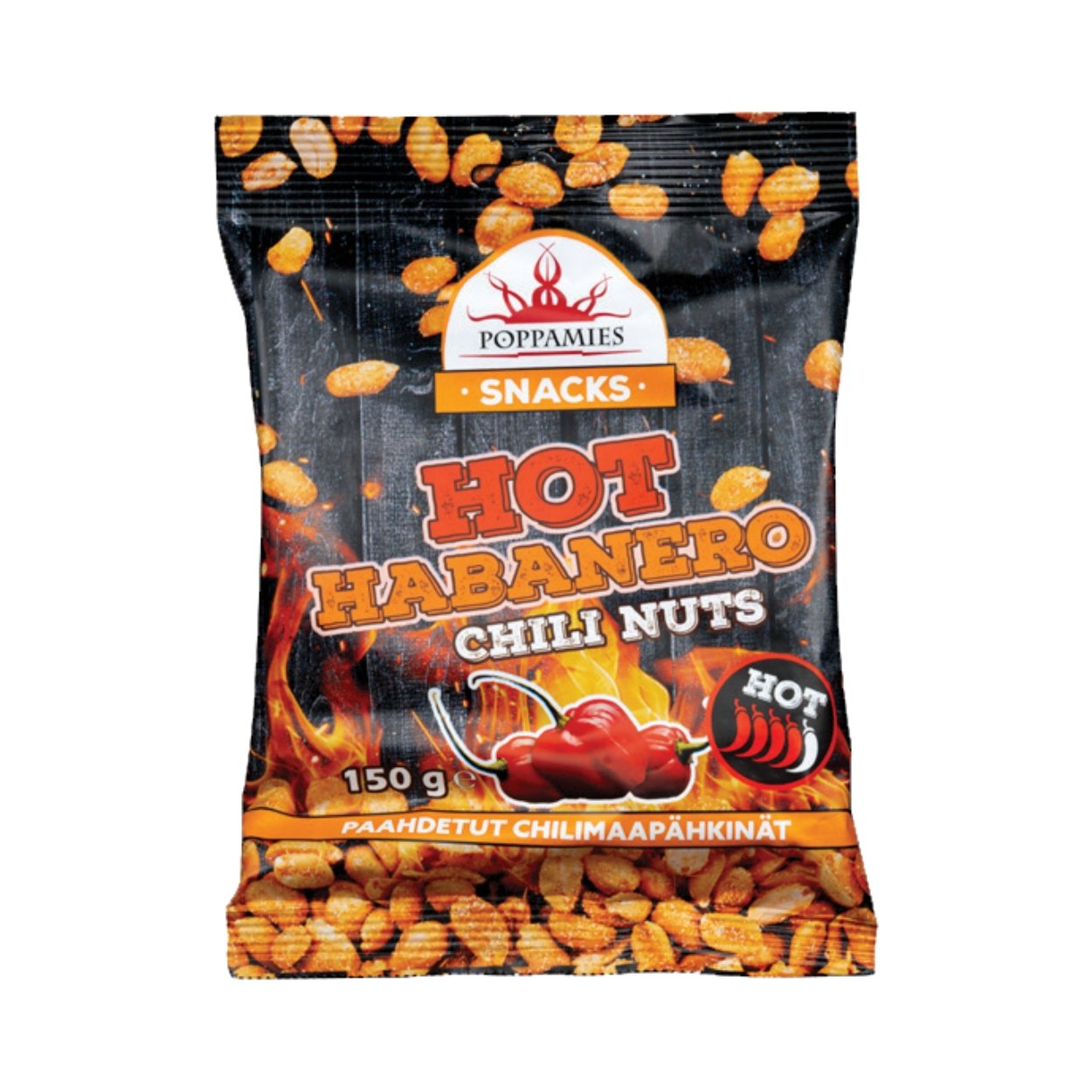 Žemės riešutai su Habanero pipirais